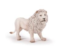 PAPO Large Figurines Large White Lion Toy Figure, White (50185)