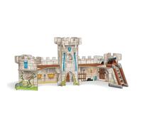 Papo Mini Château des chevaliers ENVIRONEMENT ISIPLAY Statuetta, Colore Grigio, One Size, 33107
