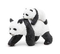 Papo Animaux PAP50071 Panda e Baby Figurine, Colore Bianco-Nero, 50071