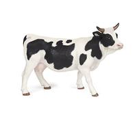 Papo-Papo-PAP51148-Mucca Mucca Figura, Colore Bianca e Nera, 51148