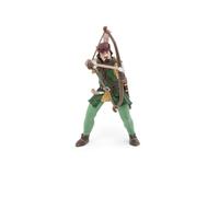 Papo, stehend Robin Hood-Fantasy e Medievale Statuetta, Colore Verde-Marrone, 39954