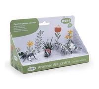 PAPO Set di 3 figure - Scatola per insetti - Farfalla, ragno e coccinella