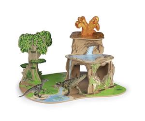 Papo - Set Terra dei Dinosauri con Statuette Giocattolo Bambini - 3 Anni + - Collezione Dinosauri - Gioco Creativo Universo Preistorico - Idea Regalo Giocattolo Bambina Bambino