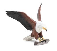 Papo - Statuetta Aquila Pescatrice Africana Realistica - 3 Anni + - Collezione La Vita Selvaggia - Gioco Educativo Uccelli Rapaci - Idea Regalo Giocattolo Bambina Bambino