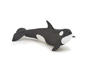 Papo - Statuetta Baby Orca - Animali marini - Dolcezza dell'universo Marino, Giocattolo per Bambini dai 3 Anni - Connettersi con i mammiferi marini e Proteggere Gli oceani