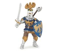 Papo 39362-Cavaliere Elmo Dell'Aquila, Colore Oro-Blu, 39362