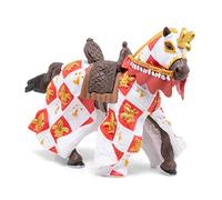 Papo Figurina Medioevo Mitico – Cavallo del Giglio Bianco 39789, dipinta a mano, da 3 anni