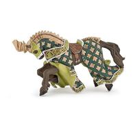 Papo - Statuetta Cavallo del Maestro d'Armi con Cimiero Drago Realistica - 3 Ann