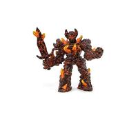 Papo - Statuetta grande - Golem di fuoco, Guardiano delle leggende, Giocattolo per bambini da 3 anni - Immergetevi nella fantasia con creature mitiche dipinte a mano