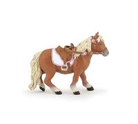 Papo -Dipinta a mano- figurina-Cavalli, puledri e pony-pony shetland con sella-51559-Collezione -Adatto a bambini e bambine - A partire dai 3 anni di età