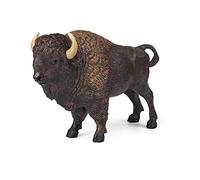 PAPO - Bisonte americano - Figurina - Da 3 anni - Collezione di animali selvatici - Dipinto a mano - Alta qualità - Stimola l'immaginazione - Giocattolo educativo - Idea regalo
