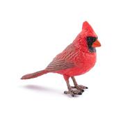 Papo - Figura Cardinale Rosso del Nord per Bambini dai 3 Anni+ - Giocattolo Educativo - Uccello Selvatico Realistico da Giardino - Dipinto a Mano - Collezione Animali del Giardino - 50322
