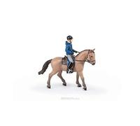 Papo - Statuina Cavallo da Passeggio e Cavaliere Realistica - 3 Anni + - Collezi