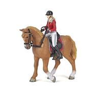 Papo – Figurina dipinta a mano – Cavallo in passeggiata con cavallerizza 51564 – 3+ anni