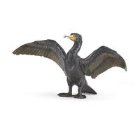 Papo - Statuina Cormorano Realistica Giocattolo per Bambini - 3 Anni + - Collezione Universo Marino - Gioco Educativo Uccelli Acquatici - Idea Regalo Giocattolo Bambina Bambino - 10.3 Cm X 5 Cm X 5 Cm