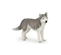 Papo -Dipinta a mano- figurina-cani e gatti-Husky siberiano-54035-Collezione -Adatto a bambini e bambine - A partire dai 3 anni di età