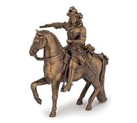 Papo - Statuina Luigi XIV e il Suo Cavallo Realistica - 3 Anni + - Collezione Storica - Gioco Educativo Storia di Francia - Idea Regalo Giocattolo Bambina Bambino