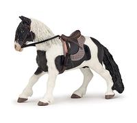 Papo -Dipinta a mano- figurina-Cavalli, puledri e pony-Pony con sella-51117-Collezione -Adatto a bambini e bambine - A partire dai 3 anni di età