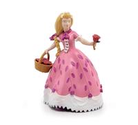 PAPO - Statuina Principessa con Rosa Realistica - 3 Anni + - Collezione Mondo Incantato - Gioco Creativo Fiaba - Idea Regalo Giocattolo Bambina Bambino