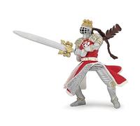 Papo -Dipinta a mano- figurina-Medioevo Mitico-Re Drago con spada-39797-Collezione -Adatto a bambini e bambine - A partire dai 3 anni di età