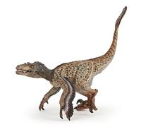 Papo Velociraptor piumato, 55086 The Dinosaurs Animali Statuetta, Multicolore