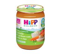 HIPP BIO PAPPA PRONTA FANTAS VERD POLLO RISO 190 G