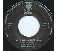 Pappa Was a Poor Man/No Regrets(7" Vinyl Single)(1974)(Imperial 4C 006-25019)