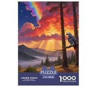 Pappagallo 1000 Piece Puzzle Games for Adults Fun, Challenging & Brainteasing Jigsaw Puzzle Animalii Home Decors for The Whole Family 38x26cm/1000pcs