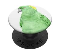 Pappagallo acquarello amazzonico dal pelo giallo PopSockets PopGrip Adesivo