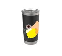 Pappagallo Caique dalla testa nera Bicchiere termico in acciaio inox doppia parete