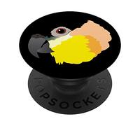 Pappagallo Caique dalla testa nera PopSockets PopGrip Adesivo