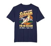 Pappagallo Calopsite Parrocchetto Maglietta, Uomo Taglie Grandi, Navy, 6X Tall