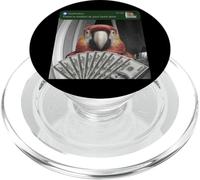 Pappagallo c'è movimento alla porta d'ingresso uccello grigio africano PopSockets PopGrip per MagSafe