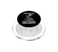 Pappagallo cenerino africano umorismo sfacciato pappagallo PopSockets PopGrip per MagSafe