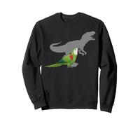 Pappagallo dalla Fronte Bianca con T Rex Shadow Bird Lovers Felpa