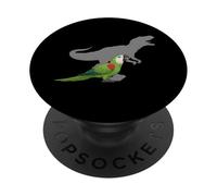 Pappagallo dalla fronte bianca con T rex Shadow Bird Lovers PopSockets PopGrip Adesivo