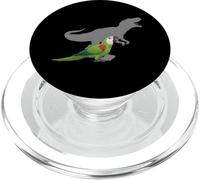 Pappagallo dalla fronte bianca con T rex Shadow Bird Lovers PopSockets PopGrip per MagSafe
