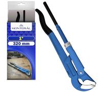 Pappagallo Idraulico da 1" Tipo S 320mm Acciaio Legato al Cromo-Vanadio CrV | Chiave a Pappagallo Conforme alla Norma DIN 5234 - MONTERAL