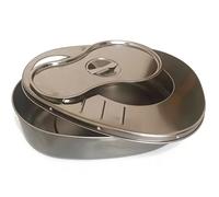 Pappagallo In Acciaio Inossidabile Per Anziani, Orinatoio Antiruggine Per Adulti, Anziani E Donne In Gravidanza(Bedpan with Lid)