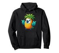 Pappagallo in costume da ananas Felpa con Cappuccio