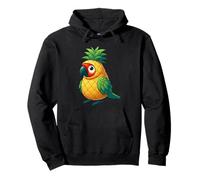 Pappagallo in costume da ananas Felpa con Cappuccio