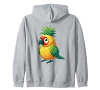 Pappagallo in costume da ananas Felpa con Cappuccio