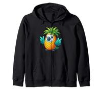 Pappagallo in costume da ananas Felpa con Cappuccio
