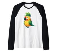 Pappagallo in costume da ananas Maglia con Maniche Raglan
