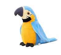 Pappagallo Parlante Giocattolo che Ripete,Simulazione di Peluche Pappagallo Elettrico,Pappagallo Parlante Canterino Giocattolo,Parlando Giocattolo Pappagallo Bambini,Peluche Parlante Giocattolo