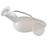 Pappagallo per urinare pipi uomo - Contenitore per urine urinale in polietilene con tappo da 1 Litro -