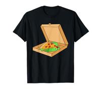 Pappagallo Pizza Box I Kawaii Food I Green Indian Ringneck Maglietta