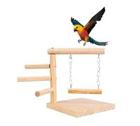 Pappagallo Playstand Desktop Bird Stand Platform Masticare Morso Uccello Parco