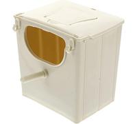 Pappagallo Scatola Uccello Casa di Plastica Allevamento Scatola per Inseparabili Pappagalli Accoppiamento, Cockatiel Allevamento Nidificazione Uccello Gabbia Box con Gancio