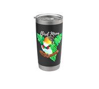 Pappagallo Uccello Mamma - Acquerello Caique Bicchiere termico in acciaio inox doppia parete
